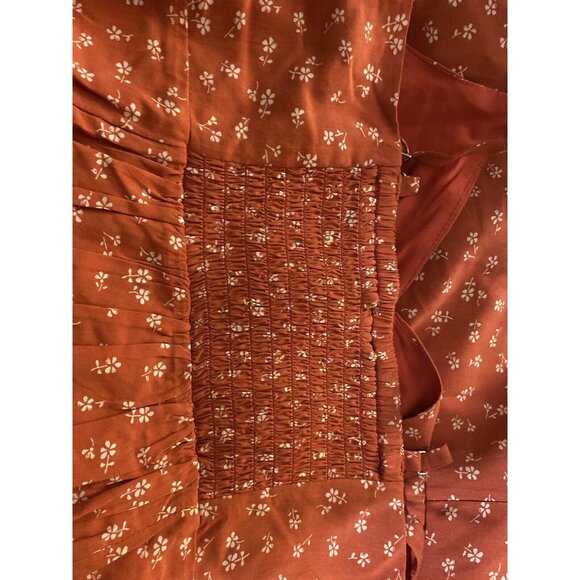 Gap teen Coral Print‎ Spring Summer Tank Cami Dress Size XLarge XL 16 - Picture 7 of 7